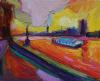 london_sunset_oil_on_canvas_80x65cm_borko_petrovic