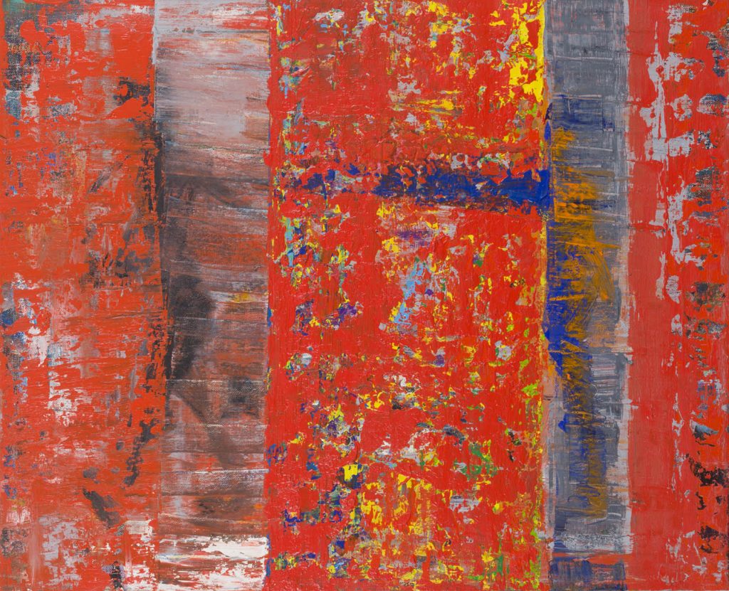 Modern abstract painting ‘Limbo’ by artist Borko Petrovic — an expressive visual interpretation of transition into another dimension or psychological state