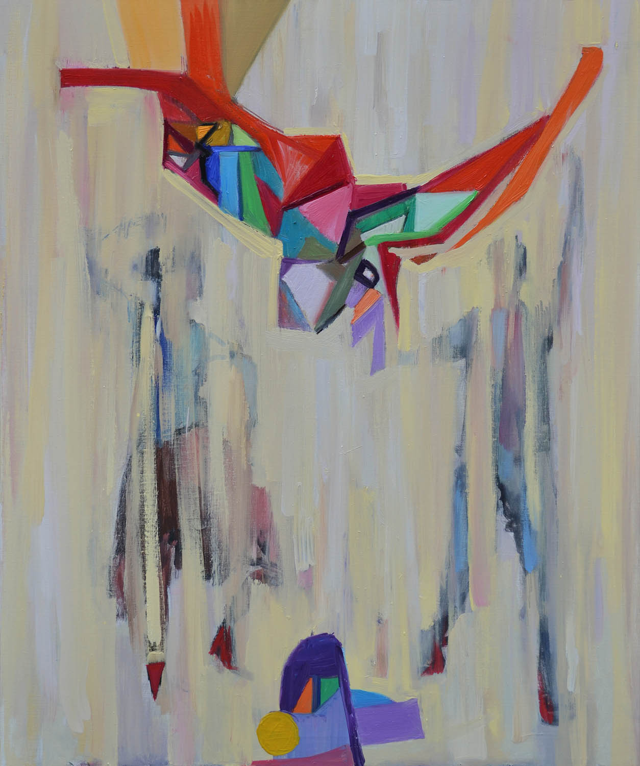 Figurative painting ‘Tango’ by artist Borko Petrovic — vividly capturing the elegance, grace, and celebratory beauty of the tango dance